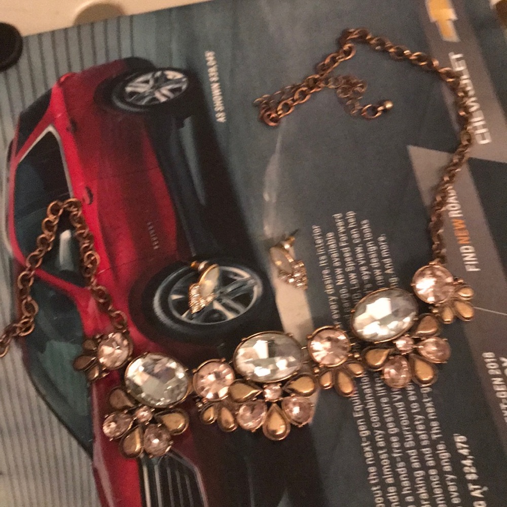 Necklace and earrings set